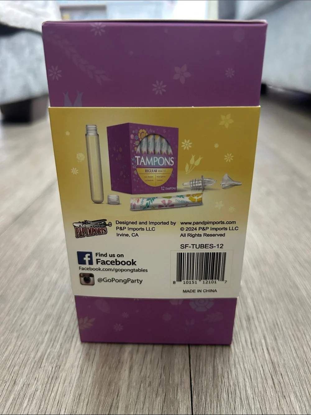 Tampon Flasks - 12 Pack